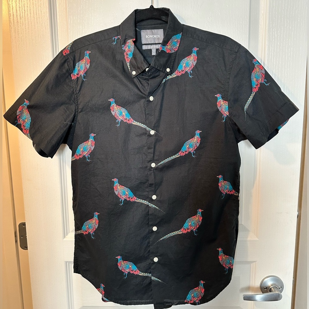 Bonobos Riviera Short Sleeve Tailored Slim Fit Shirt
